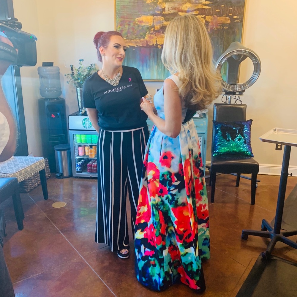 Nicole Miller New York Floral Gown SZ 4 worn once